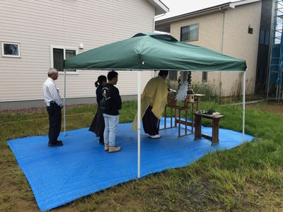 地鎮祭 祭壇